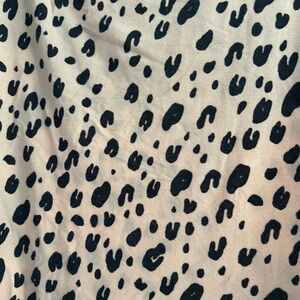 Fighting Eel Tan and Black Leopard Print Top